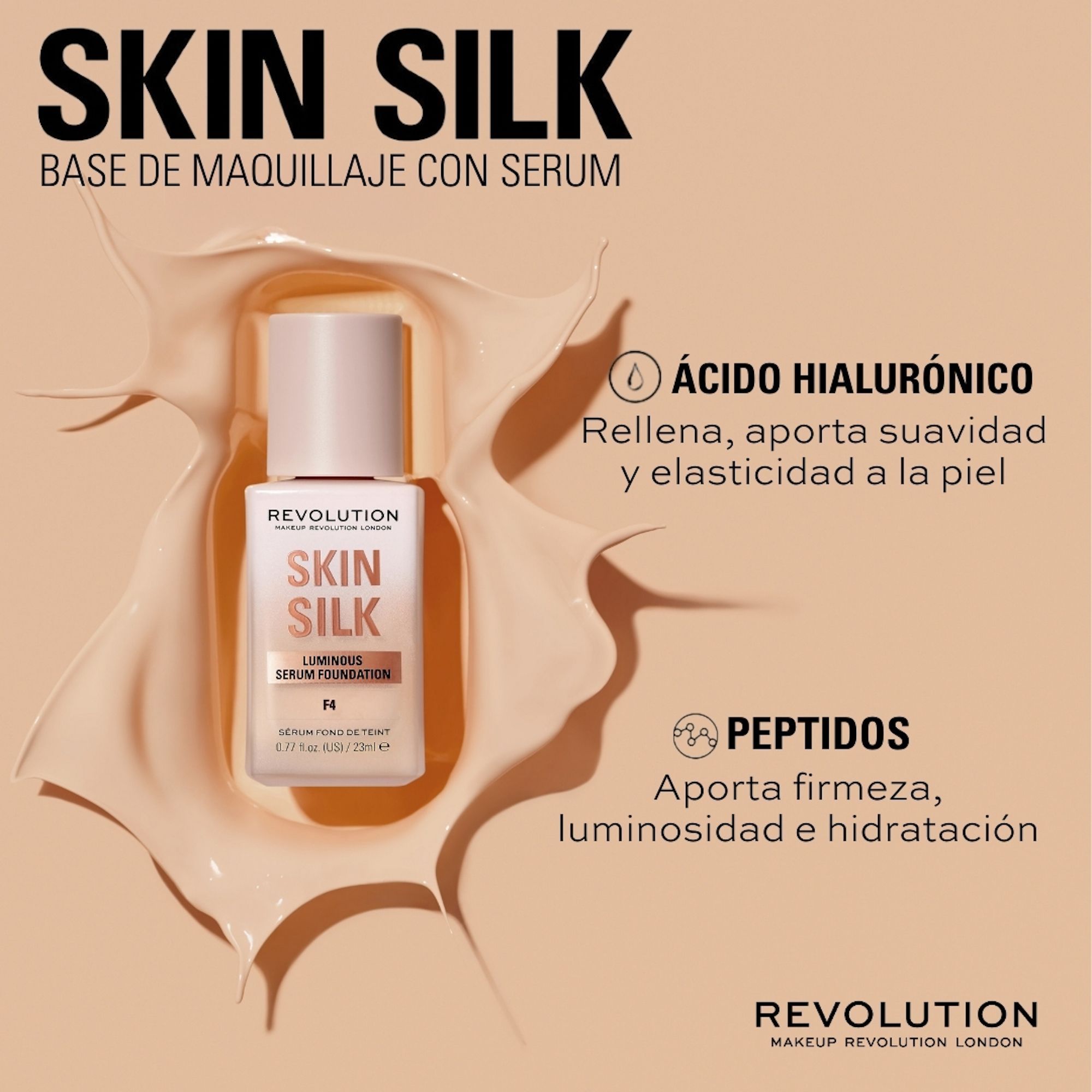 „Skin Silk“ serumo makiažo pagrindas Makiažo pagrindai