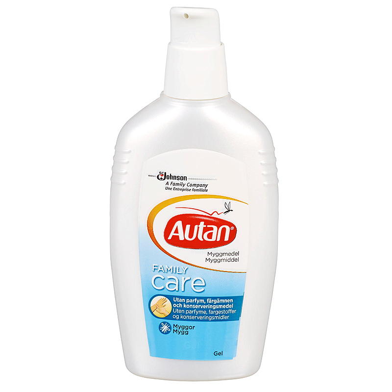 Gel repelente de mosquitos Autan para el cuidado familiar, 100 ml, Autan