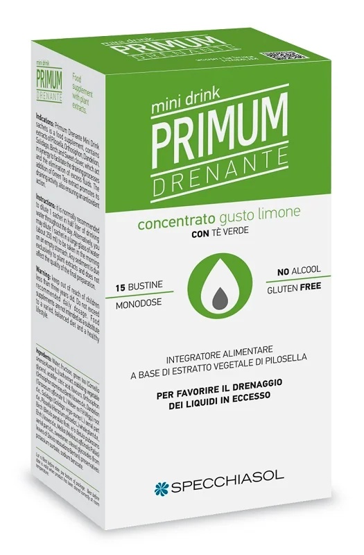 NAMED Specchiasol Primum Dren Minidrink Citroen met Groene Thee 15 zakjes