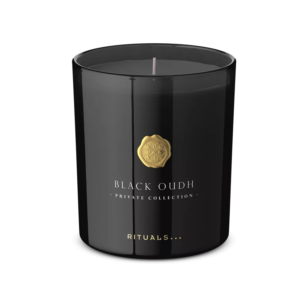 Bougie parfumée de luxe Private Collection Black Oudh, 360 g