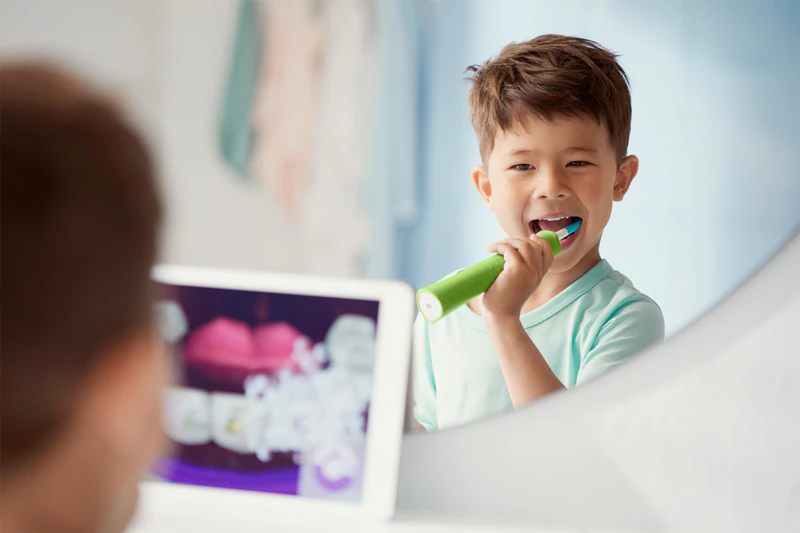 Elektrická sonická zubná kefka Philips Sonicare For Kids 3+ HX6352/11 pre deti