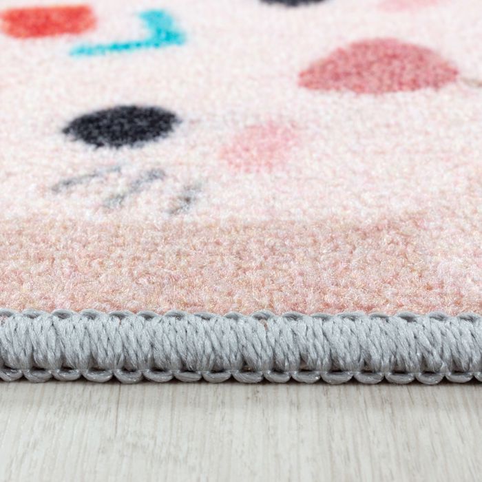 Carpetsale24 Tapis enfant tapis d'éveil tapis la marelle color gris 140x200 cm tapis chambre enfant tapis chambre bébé