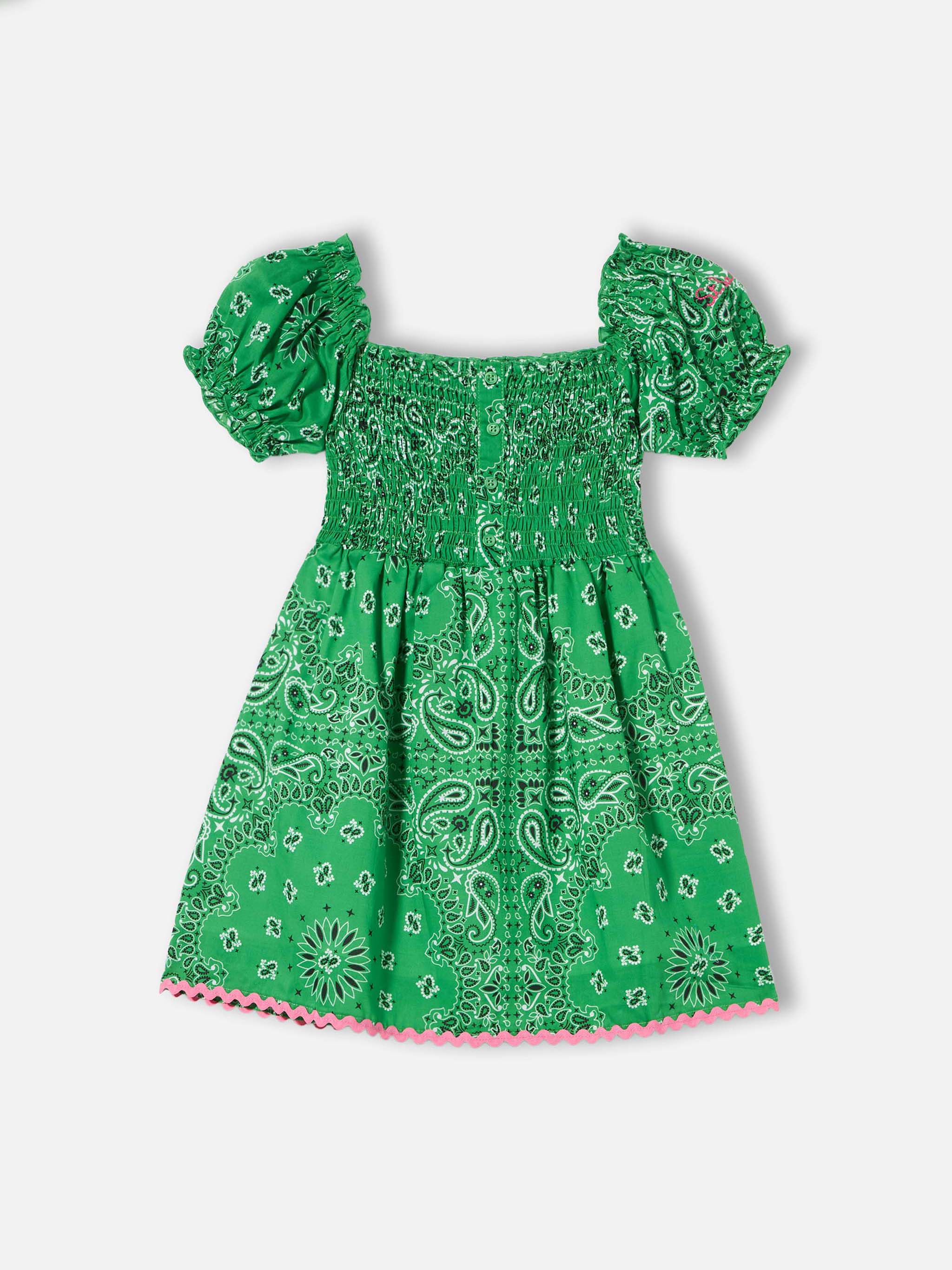 Babyjurk met bandana-print