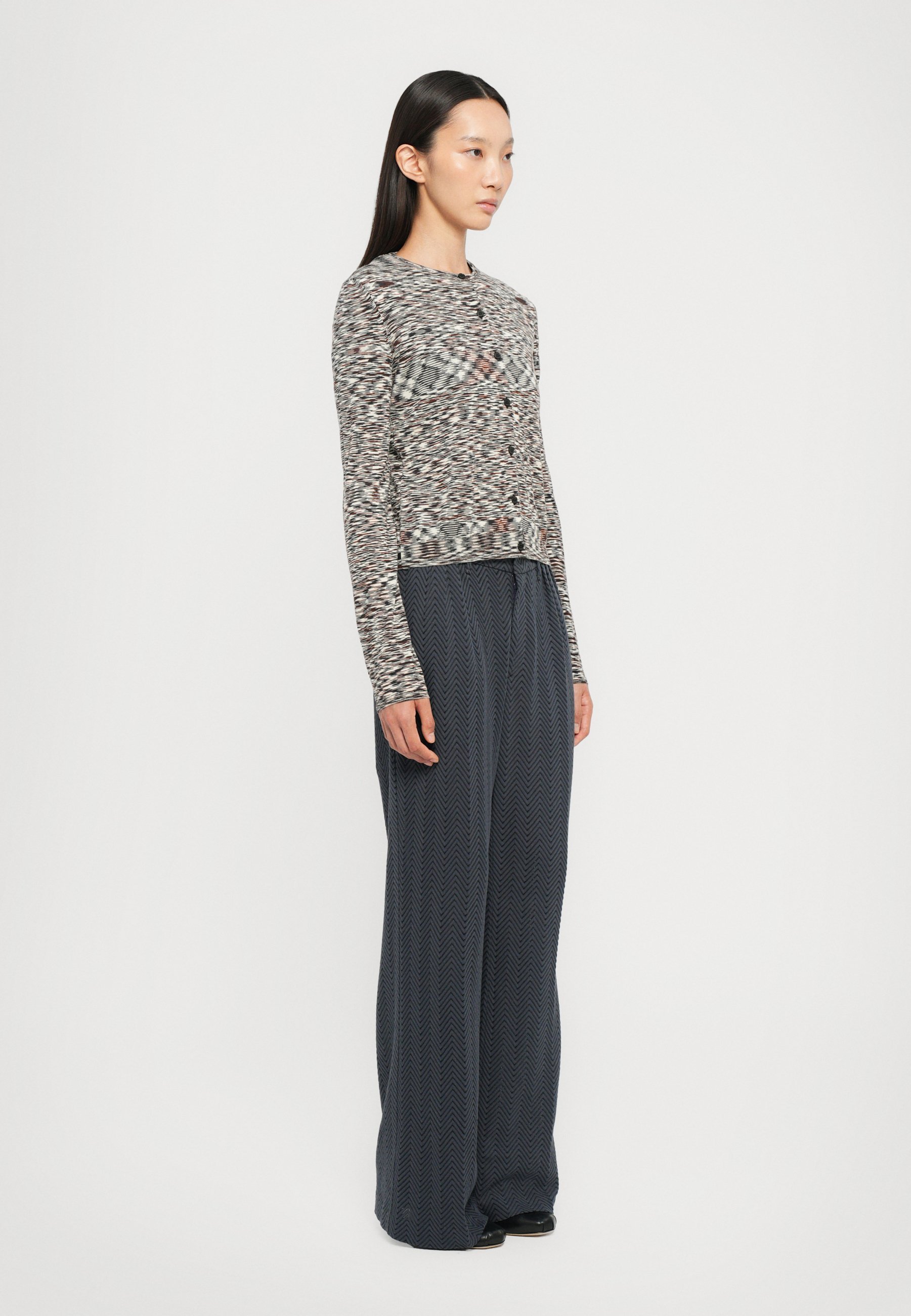 Missoni vest met knoopjes - veelkleurig