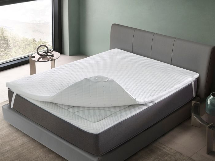 Matratzenauflage – FREEDOM – 140 x 190 cm – 5 cm dick – Memory-Schaum – Abnehmbarer Bezug