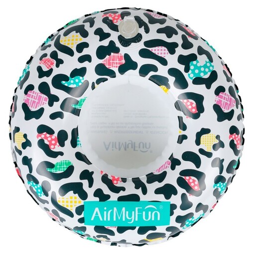 Oppustelig Coaster - Leopard Ø18 cm