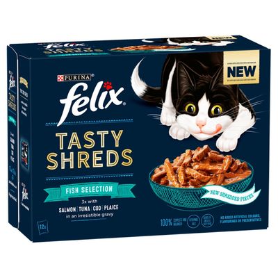 Felix Tasty Shreds 12 x 80 γρ.