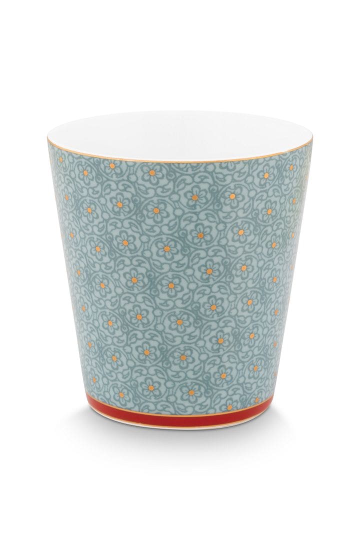 Coffret cadeau tasse PIP Studio « Fête des fleurs » – Bleu
