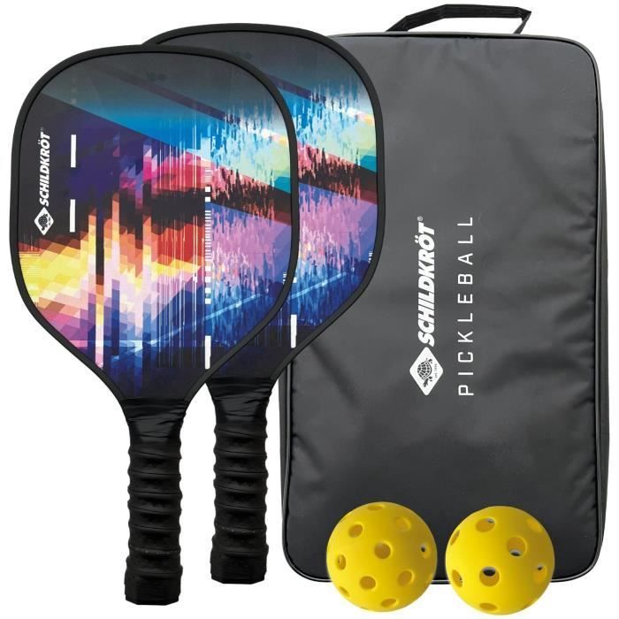 Conjunto de pickleball - SCHILDKRÖT - Conjunto de raquetes - 2 raquetes + 2 bolas