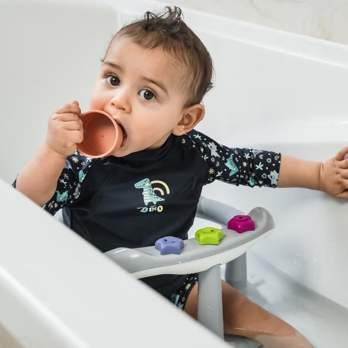 Giocattoli da bagno - THERMOBABY - Impilabili - Colorati ed educativi a partire dai 10 mesi