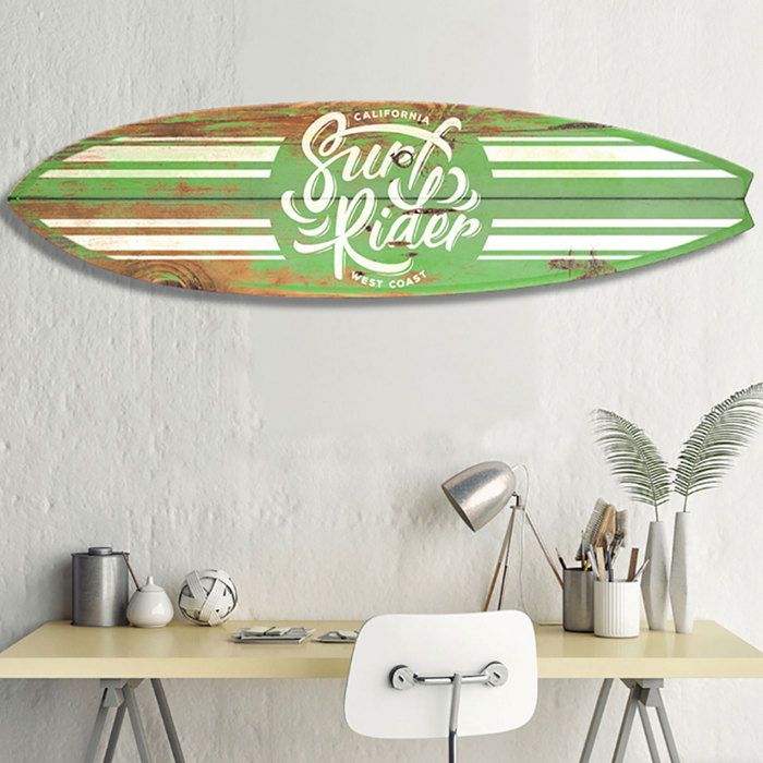 Prancha de surf decorativa da Califórnia