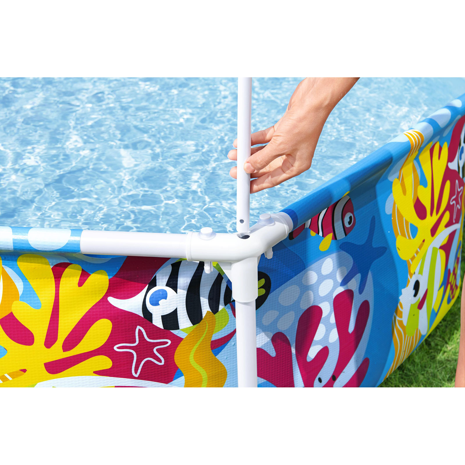 Piscine pour enfants Bestway Steel Pro avec parasol 183 x 51 cm