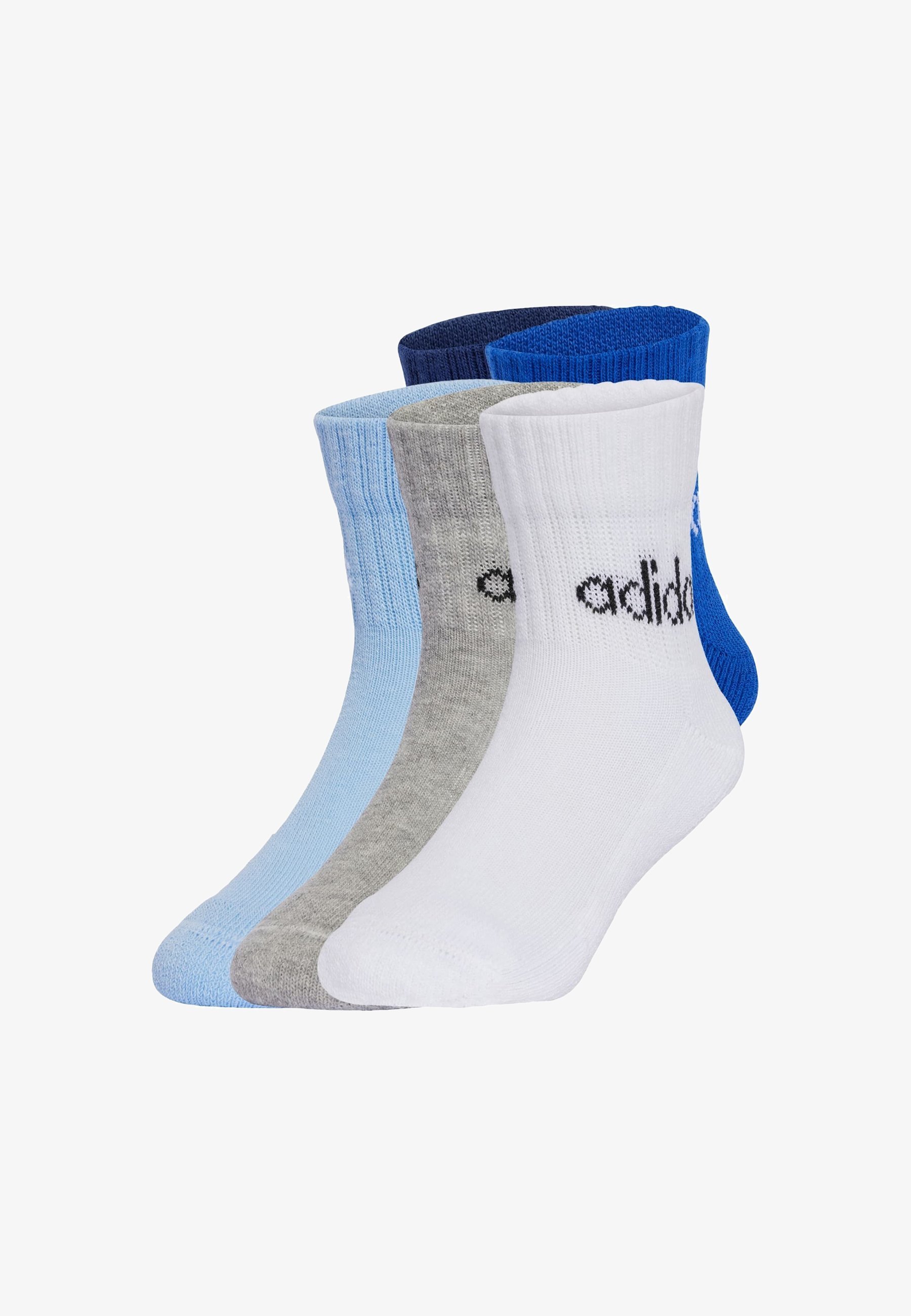 adidas Performance UNISEX 5-PACK - Sportsokken - donkerblauw, koningsblauw, lichtblauw, middengrijs gemêleerd