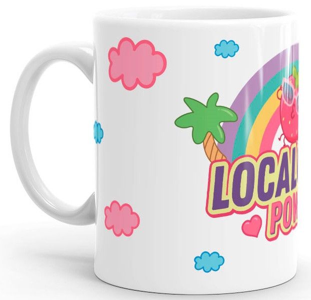 Localcoño Power шоља са јагодама Шоље