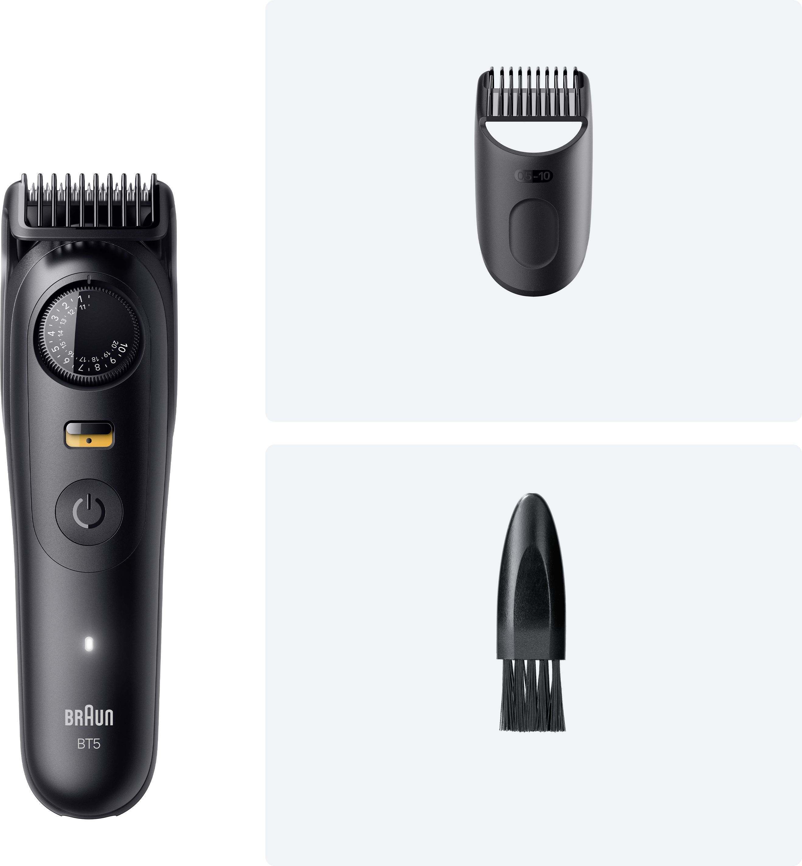 Elektrorasierer – BRAUN – Serie 5 BT5500 – 120 Minuten Akkulaufzeit – Wasserdicht – Schwarz