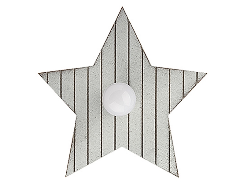 Plafon dziecięcy Toy Star szary
