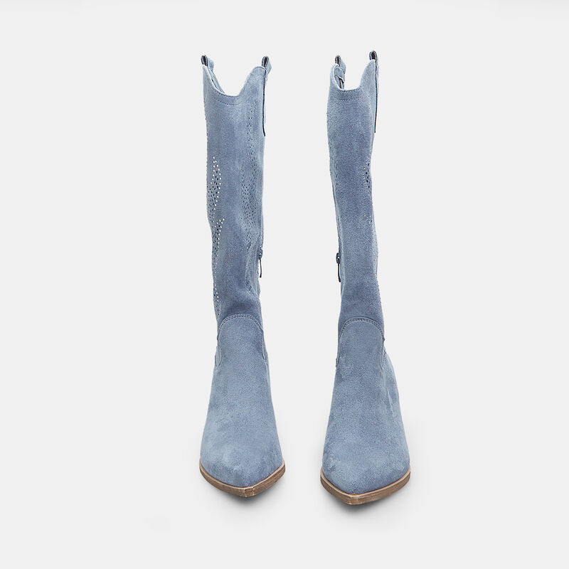 Damskie botki BATA Texan na obcasie 7 cm