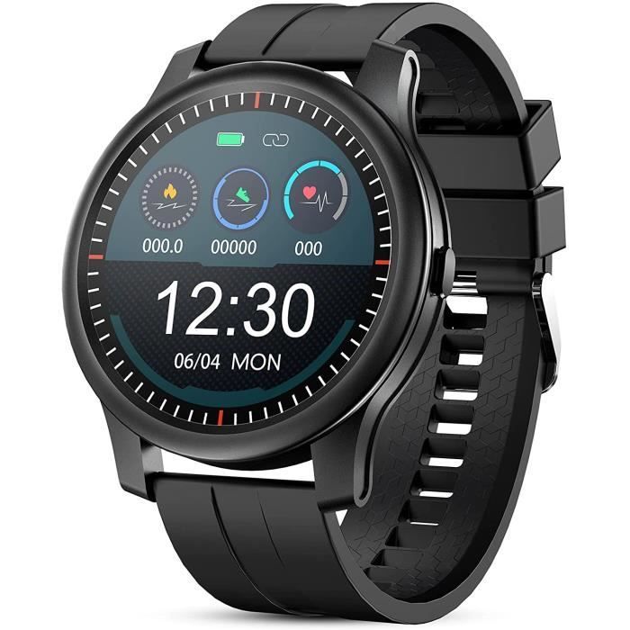 Men's Smartwatch, Sports Watch, Bluetooth, Waterproof, Heart Rate Monitor, Pedometer, Activity Tracker for iPhone, Android, iOS