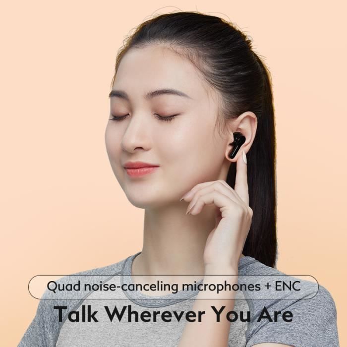Wireless Earbuds - QCY - T13 - Bluetooth 5.1 - 380 mAh - Noise Cancelling