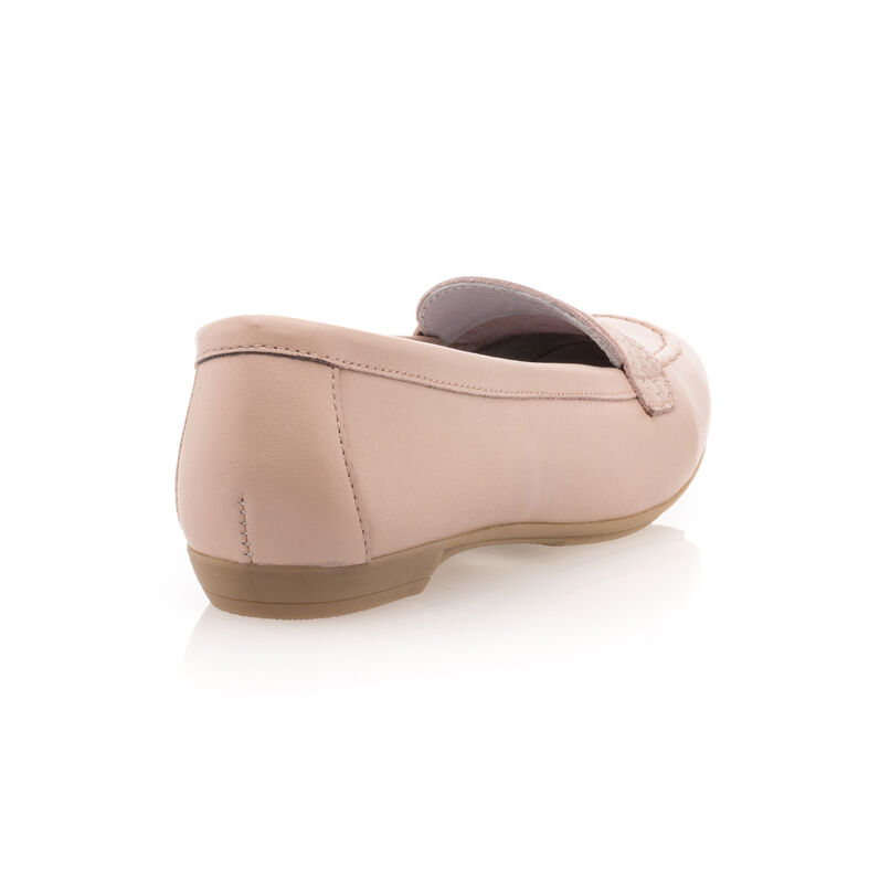 Rosa loafers/båtsko til dame