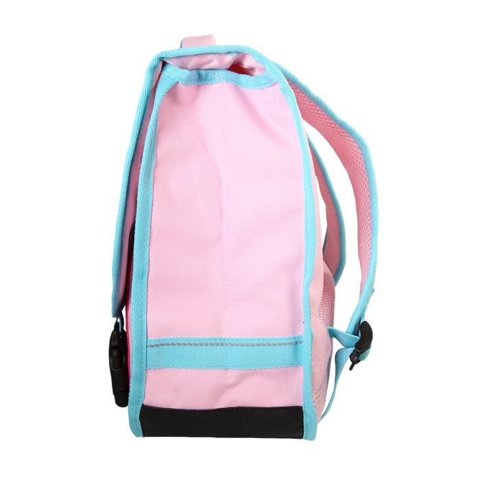 Mochila escolar Bagtrotter - Minnie - 38cm - Rosa - Menina - 2 Compartimentos - 1 Bolso Sob a Aba - Alças de Ombro Acolchoadas - Base...
