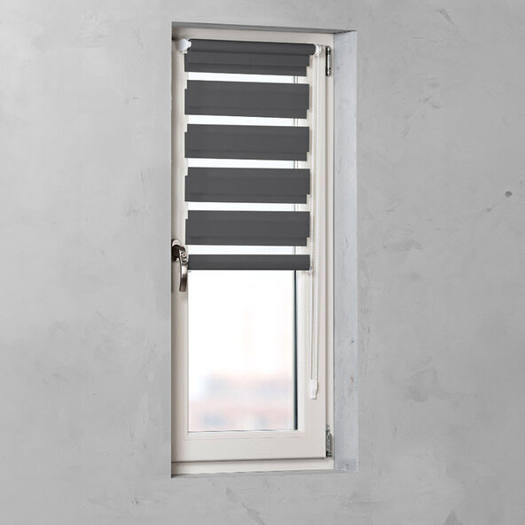 Duo Rollo, grå, 100x150cm