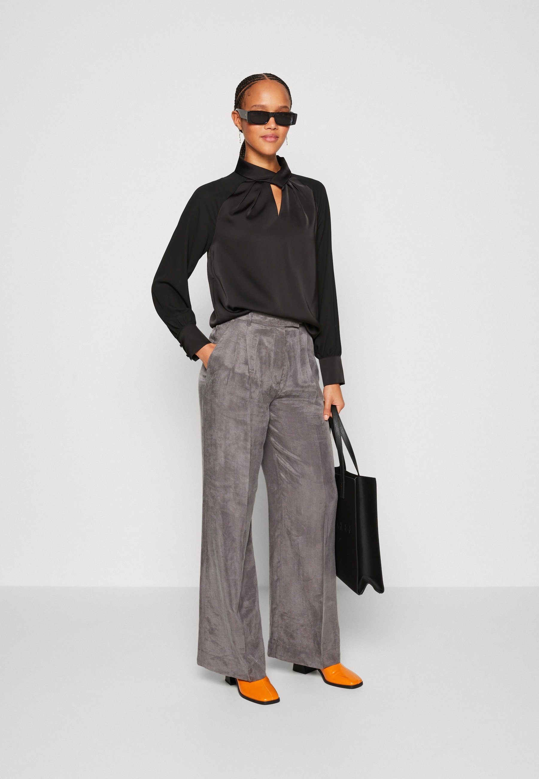 Anna Field Bluse - schwarz