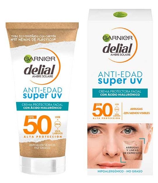 Delial Omladzujúci super UV ochranný krém na tvár s kyselinou hyalurónovou Ochrana tváre