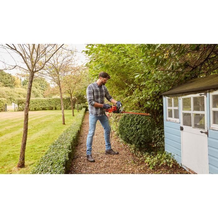 Taille-haies électrique filaire - BLACK&DECKER - BEHTS451-QS - 550W - Lame 60cm