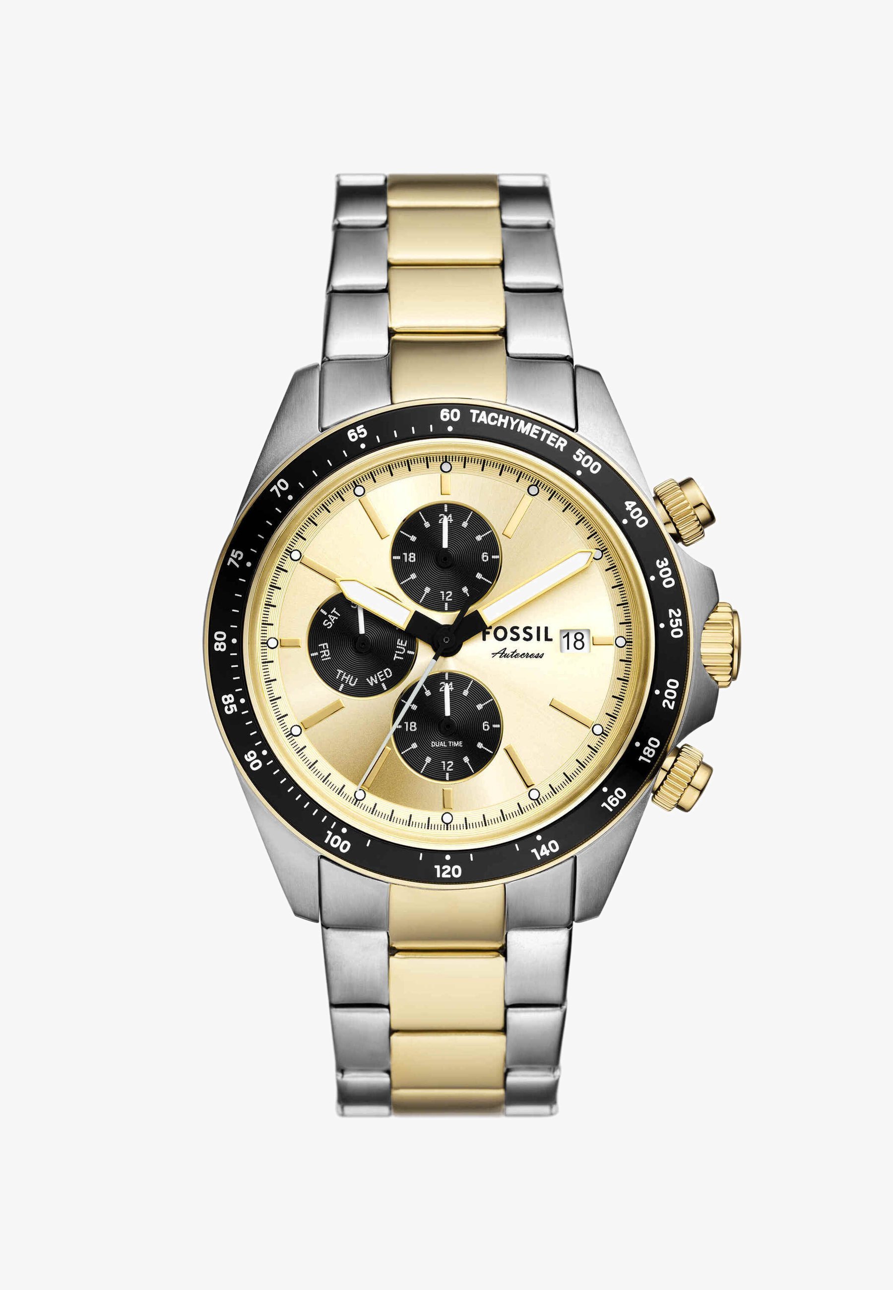 Fossil TRADITIONAL AUTOCROSS - Chronografické hodinky - tón