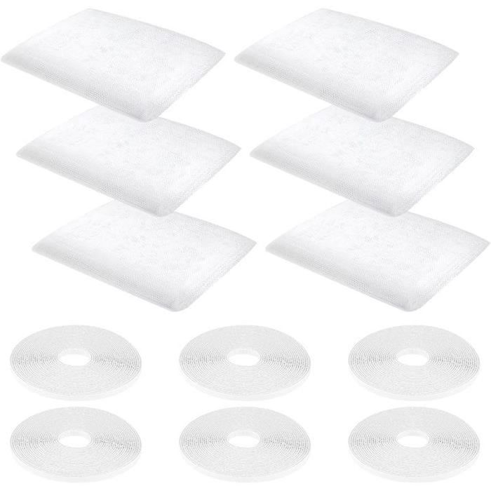 Mosquitera - CHANGM - 130 cm x 150 cm - Lavable - Reutilizable - Cierre de velcro