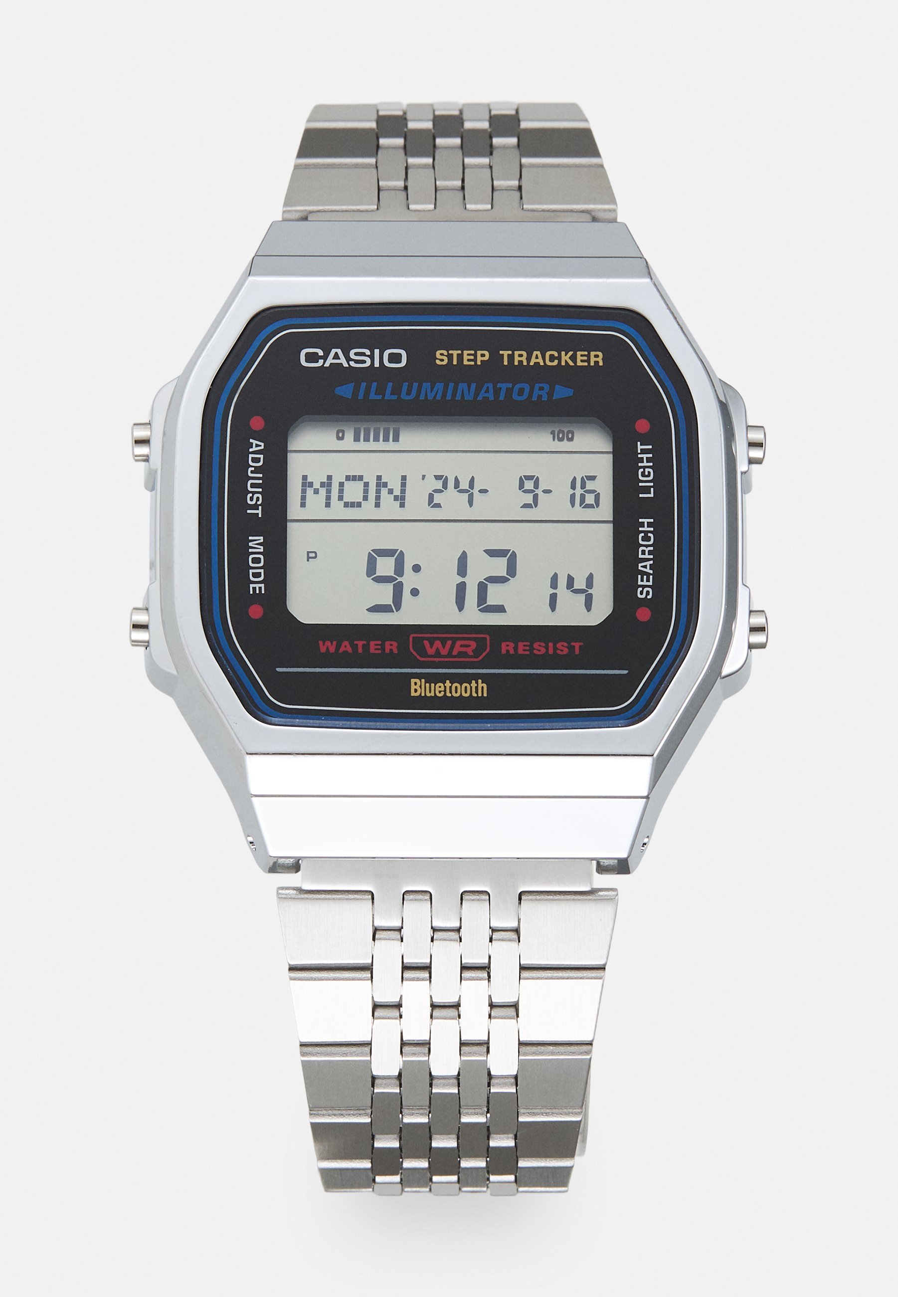 Montre numérique Casio STEP TRACKER unisexe - couleur argent