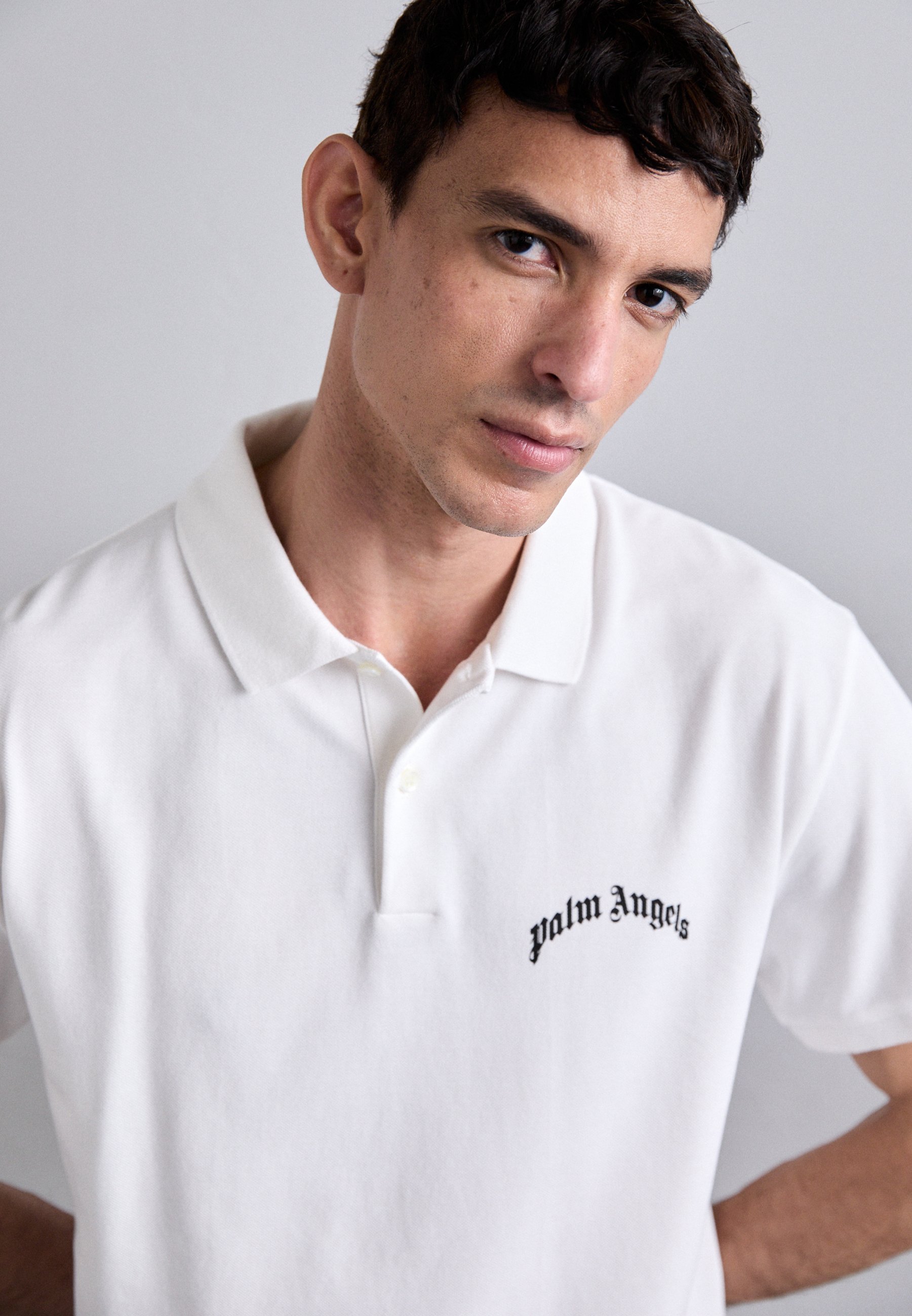 Palm Angels poloshirt - gebroken wit