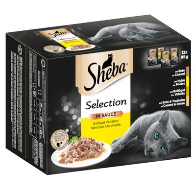 Sheba Pouches Select Slices 48 x 85 g
