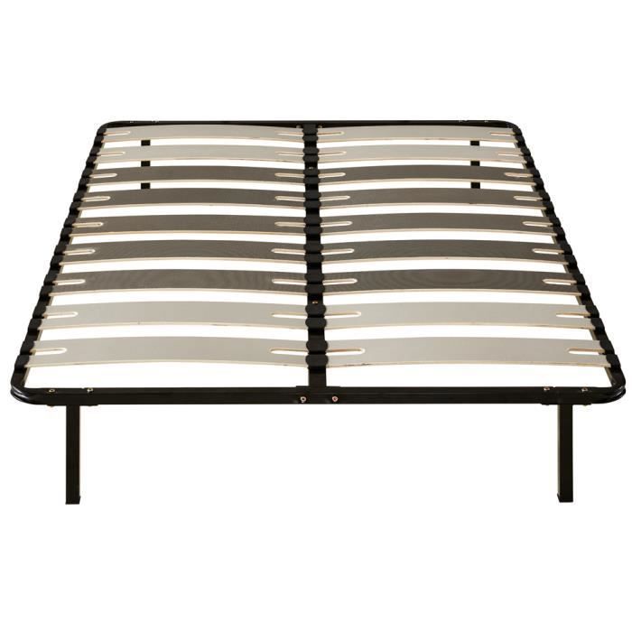 160x200cm lattenbodem CONFORTKIT - DEWINNER - 18 houten latten - 6 poten inbegrepen