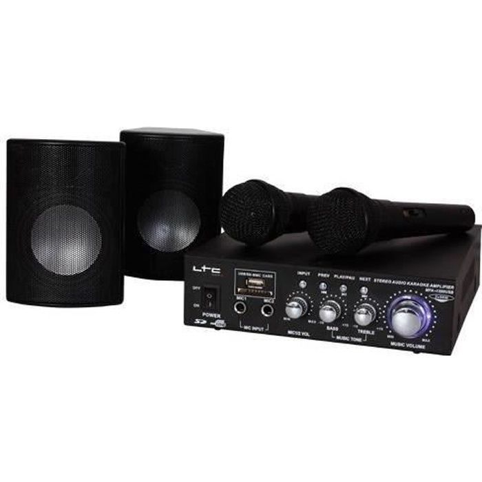 BOOST KS20 Karaoke Kit - 2 x 100W microfoons met versterker