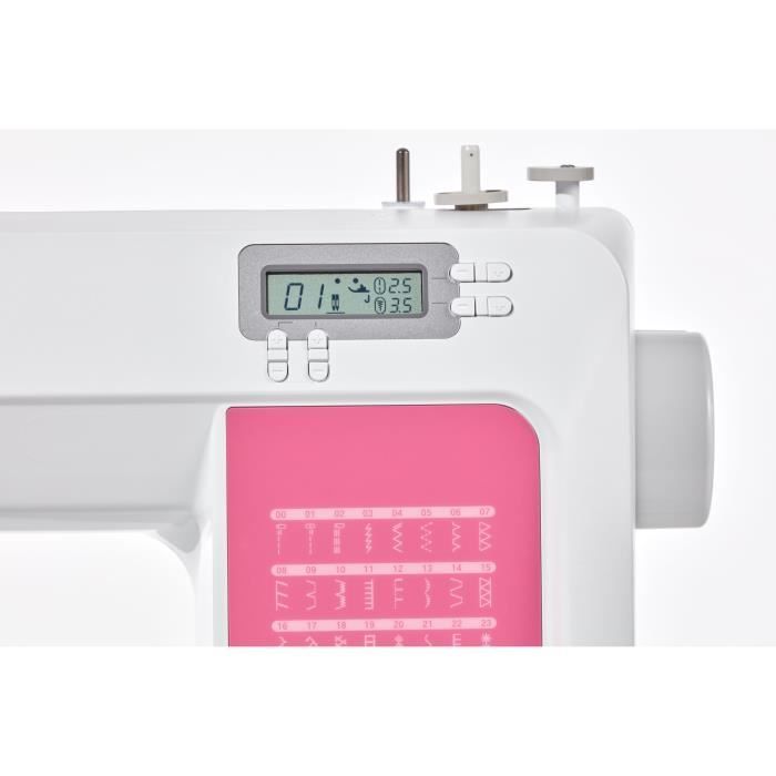 Machine à coudre électronique BROTHER CS120WTs - Ecran LCD - LED - Vitesse 750 pts/mn