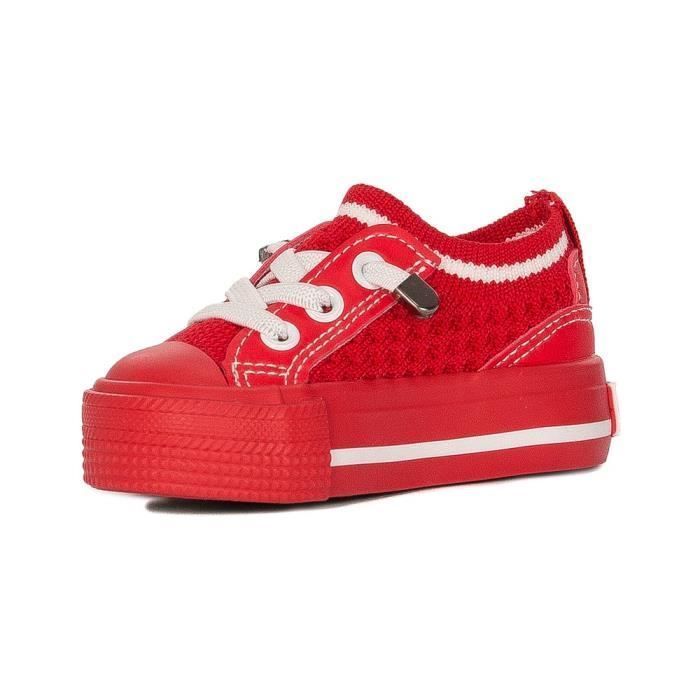 Chaussures - BIG STAR - JJ374395 - Rouge - Lacets - Bébé - Plat - Synthétique - Mixte
