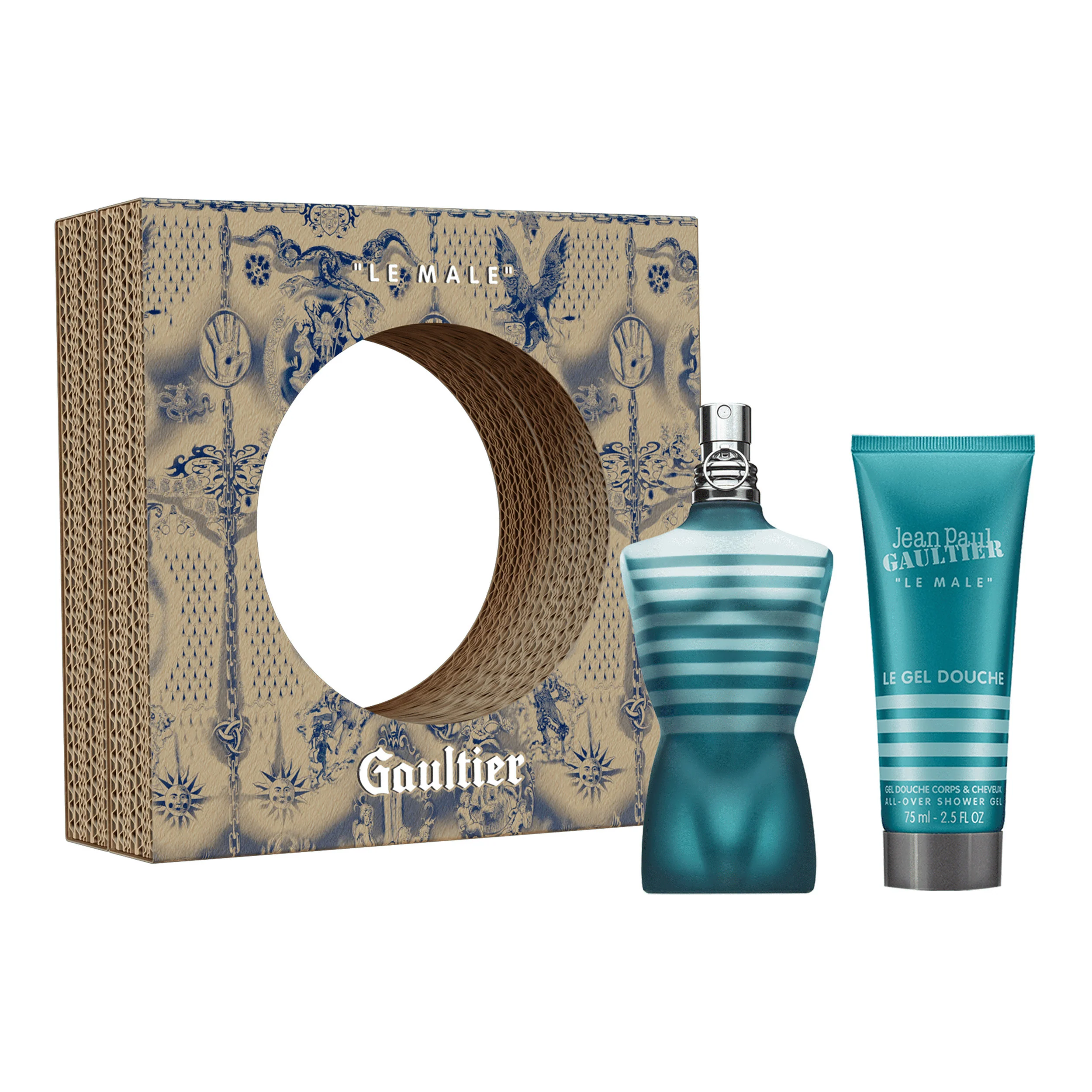 Le Male Cofanetto Regalo Le Male Eau de Toilette + Shower Gel - Cofanetto Profumo Uomo, Eau de Toilette, Bagno e Doccia