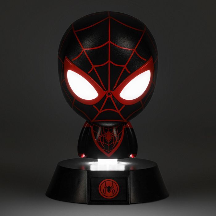 Lampe - Spiderman - Miles Morales - Noir - Intérieur - Enfant