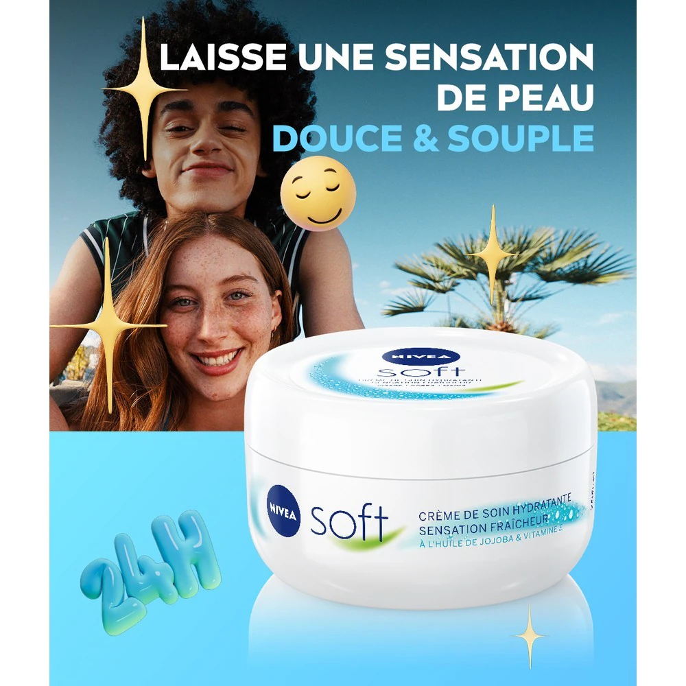 NIVEA Crème multi-usage hydratante visage corps et mains