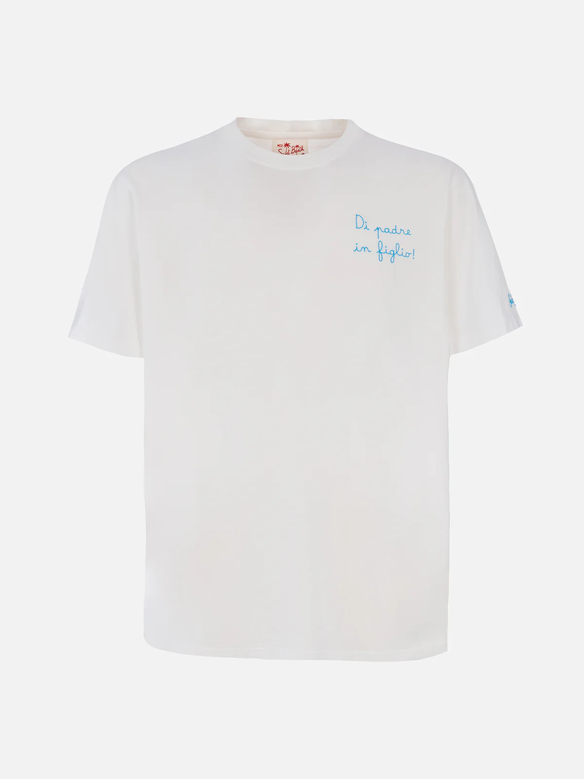 T-shirt da uomo in cotone con ricamo Di Padre in Figlio | EDIZIONE SPE