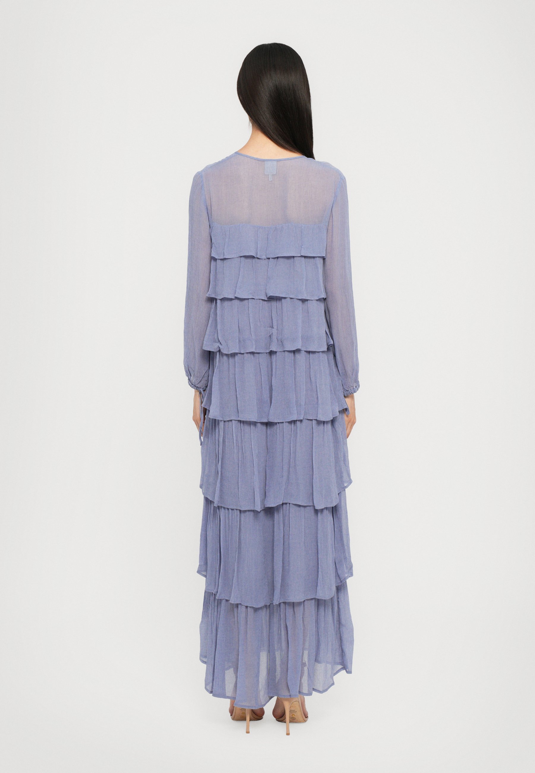Drevesni in konjski vrt ARIELLE - Maxi obleka - tempest modra