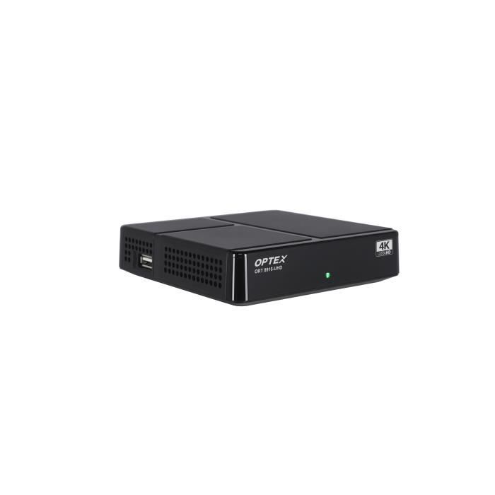 Décodeur TNT 4K - BOX - DVB-T2 HEVC - Réception de qualité - Enregistrement programme - Chaînes gratuites