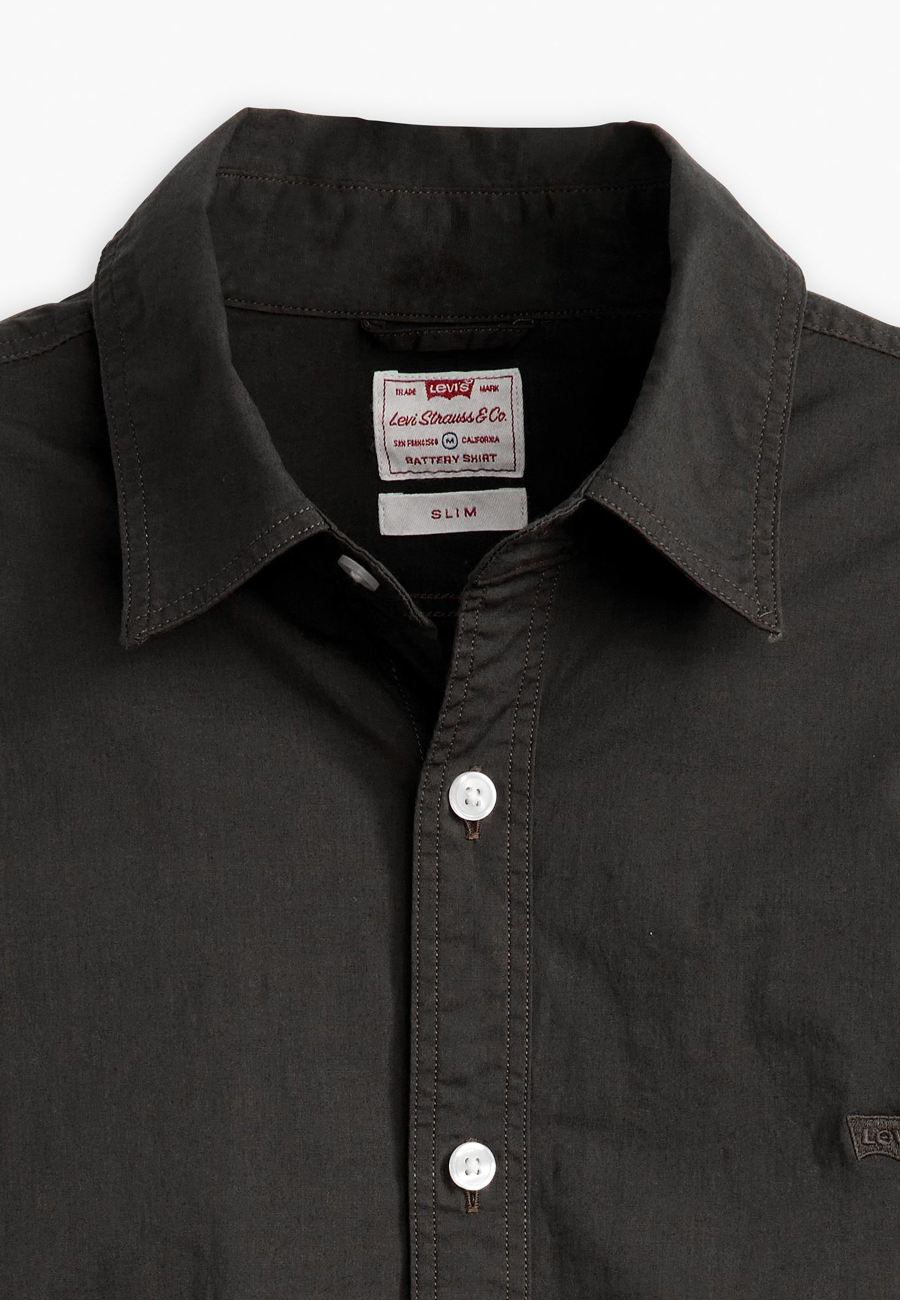 Levi's® BATTERY SLIM - Shirt - dean stripe estate