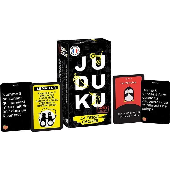 Board game - JUDUKU - The Hidden Buttock - 480 new cards - Limited Edition Black & White 6499