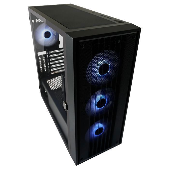PC Gamer Case - LC- Power Gaming 810B – Dark_Crawler_X - ATX Compatible - Optimized Airflow
