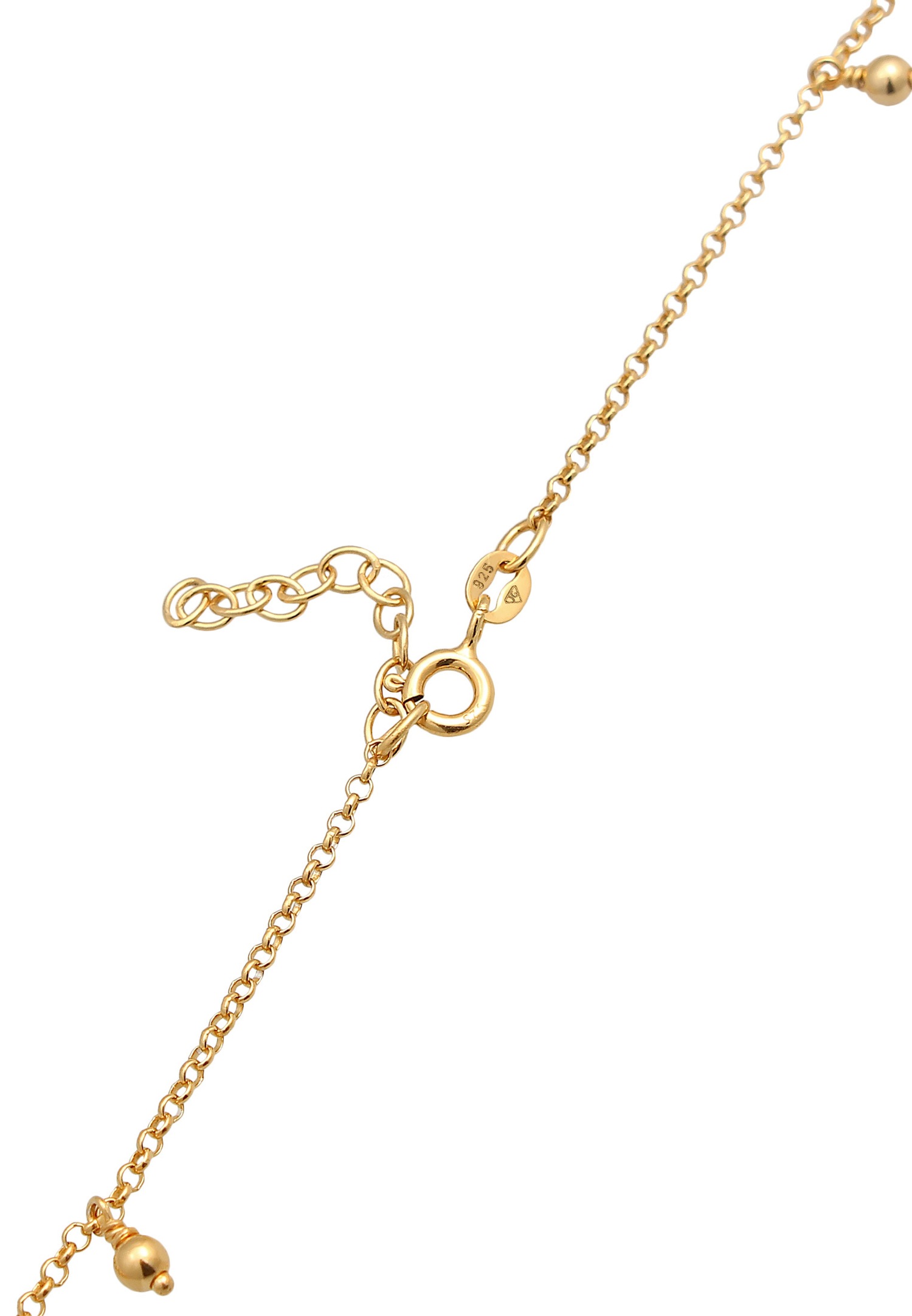 Elli Femme Choker plaquette style boho en argent sterling 925