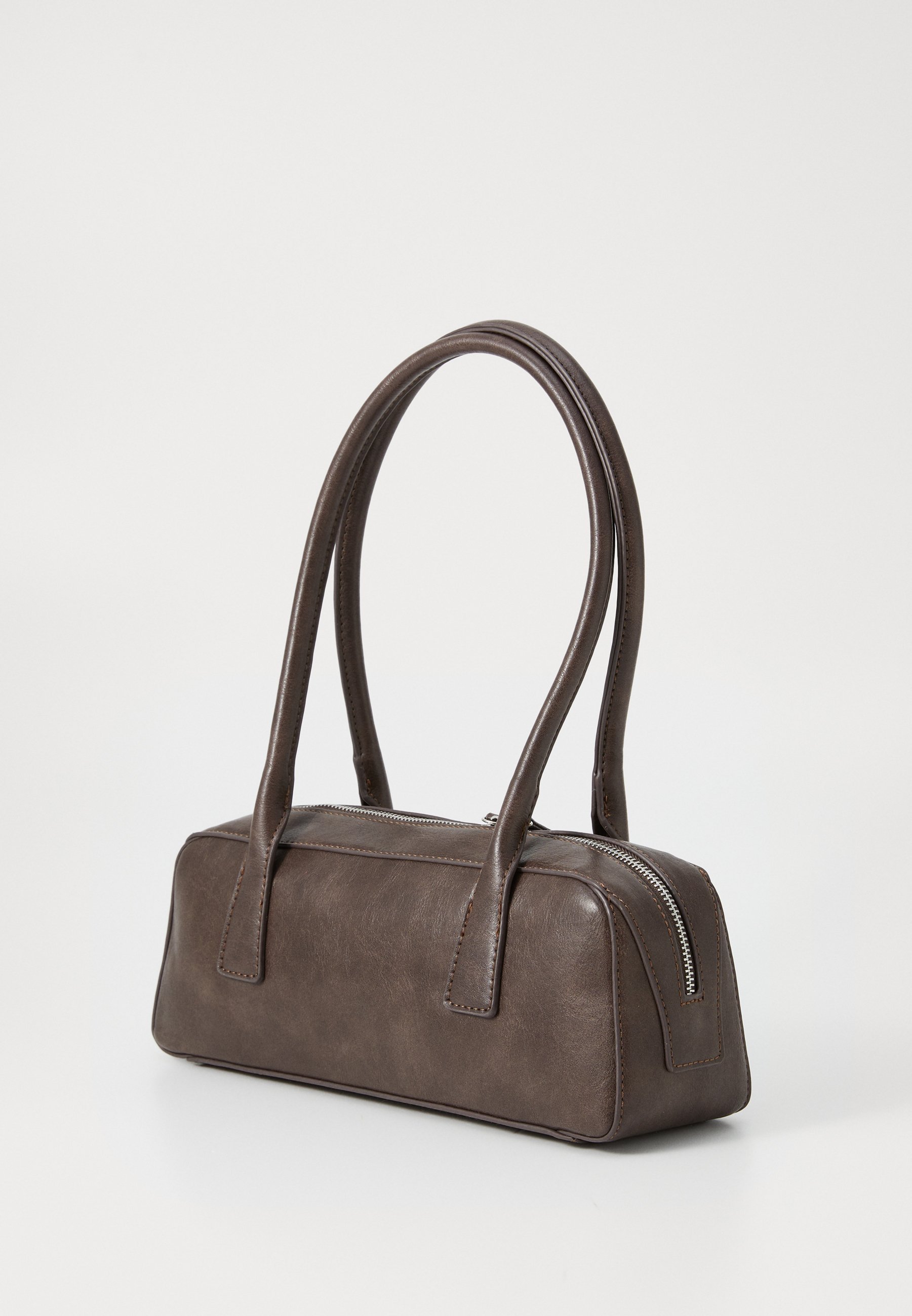 Gina Tricot Schultertasche - Handtasche - gewaschenes Braun
