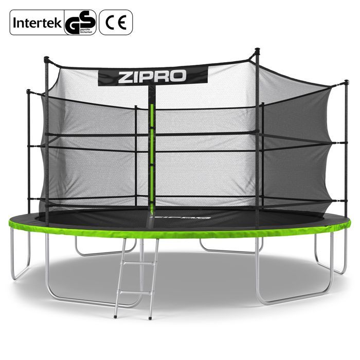 ZIPRO Jump Pro Garden Trampoline - 435 cm - Max Weight 150 kg - Secured with Ladder